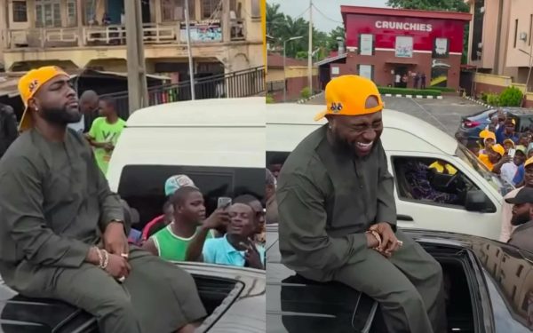 Davido and Governor Adeleke steal the show with dance at Osun campaign rally