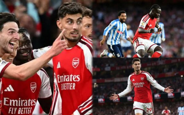 Arsenal start title defence with 3-0 win over Coventry