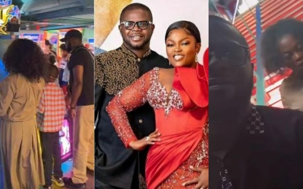 “Na so e suppose be…” – Fans react as Funke Akindele and JJC Skillz reunite for family vacation in Paris